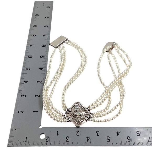 1980s Jacky de G Paris Runway Pearl Necklace, Dog Collar Choker, Collectible - Picture 16 of 16